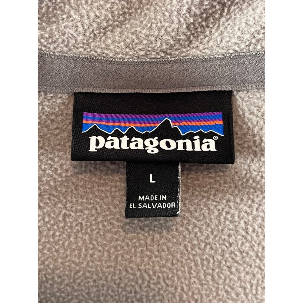 Patagonia Women's 1/4 Zip Micro Fleece Pullover Sweater Size Large Feather Gray - Picture 6 of 8